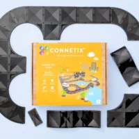 Magnetklotsid Connetix 16tk autorajad magnetitega mänguklotsid loovmäng kingiidee kingitud rallirada autorada
