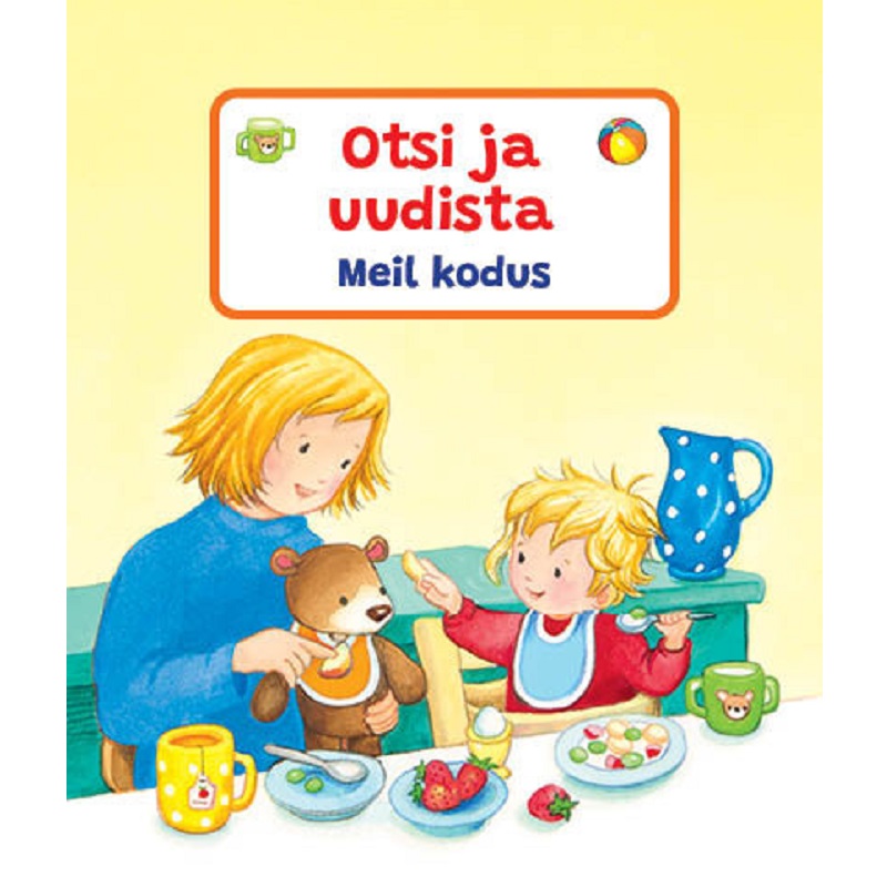 otsi ja uudista meil kodus raamat pappraamat detailne realistlik lapsele montessori