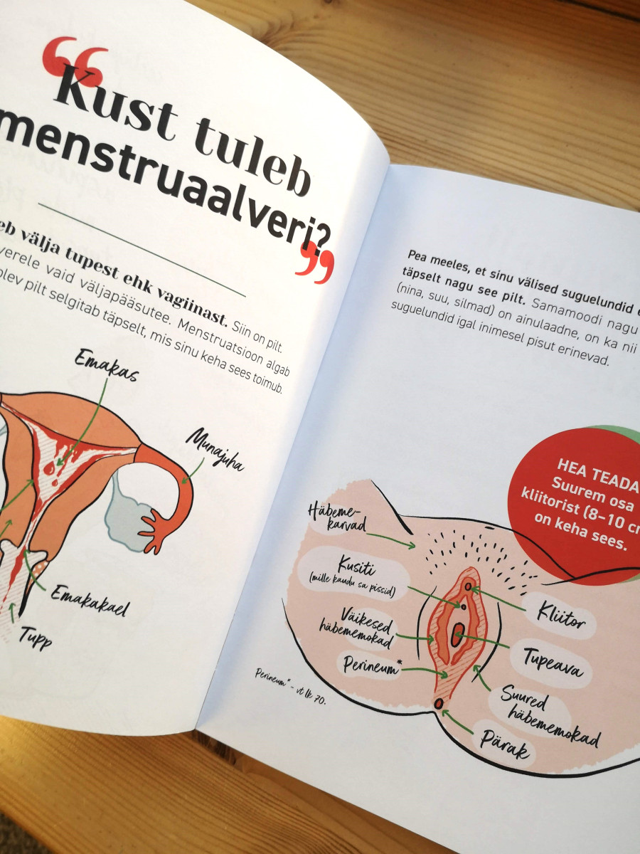 Raamat „Muretult Päevadest“ – praktiline ja humoorikas teejuht menstruatsiooni teemal
