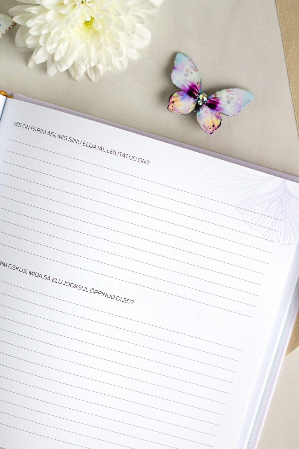 Mälestusteraamat üle 100 küsimusega vanavanema eluloo jäädvustamiseks - väärtuslik kingiidee vanaemale ja vanaisale