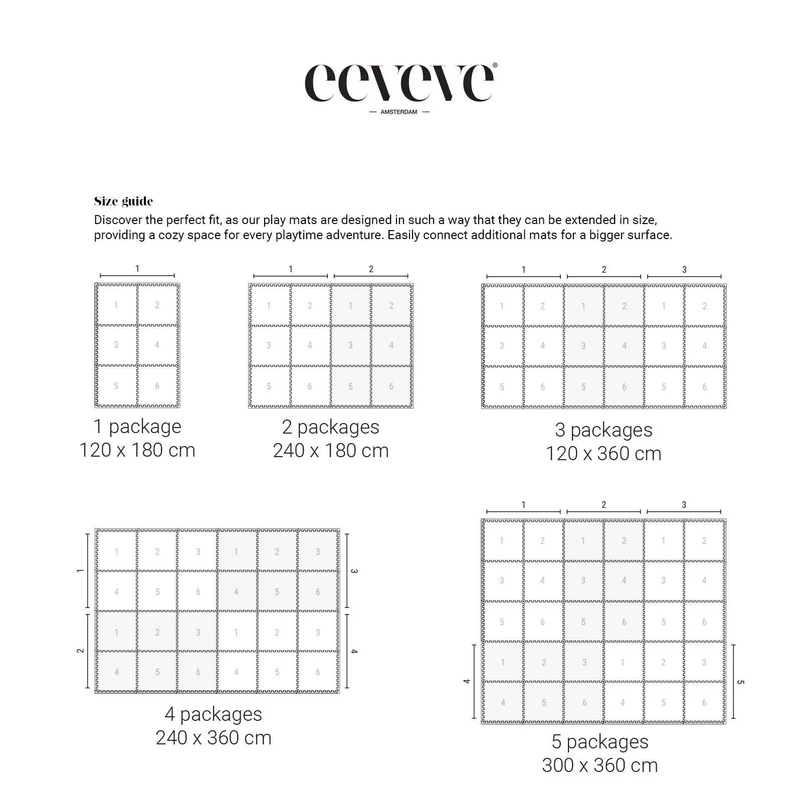 Eeveve põrandamatt ja beebide mängumatt