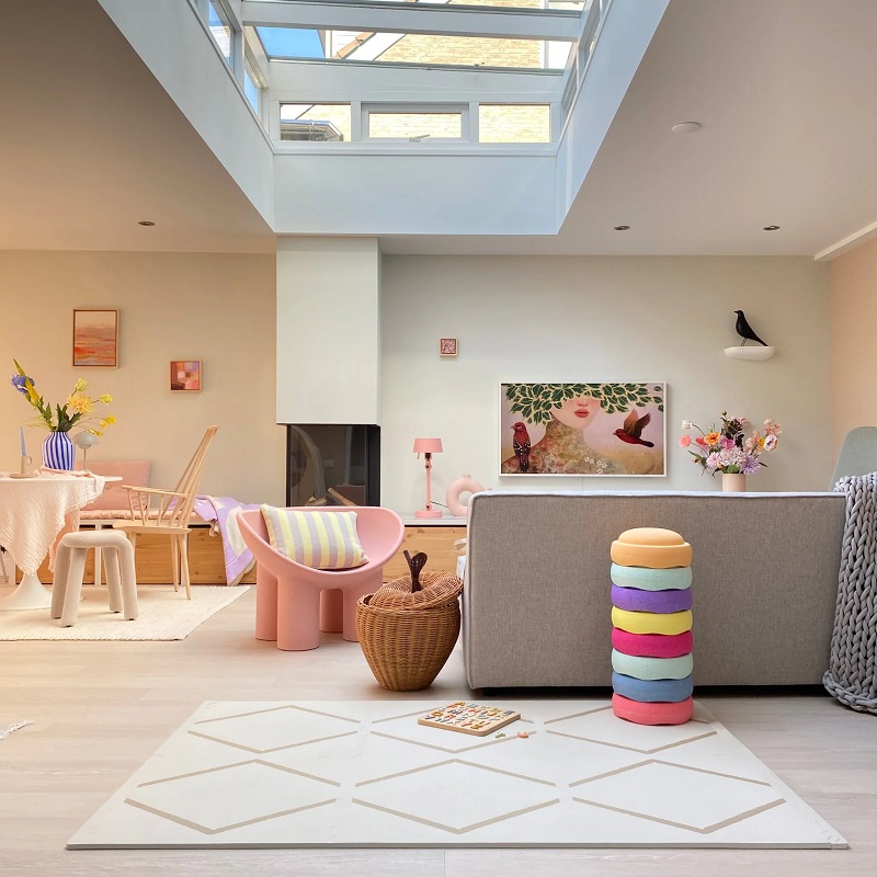 Eeveve põrandamatt ja beebide mängumatt