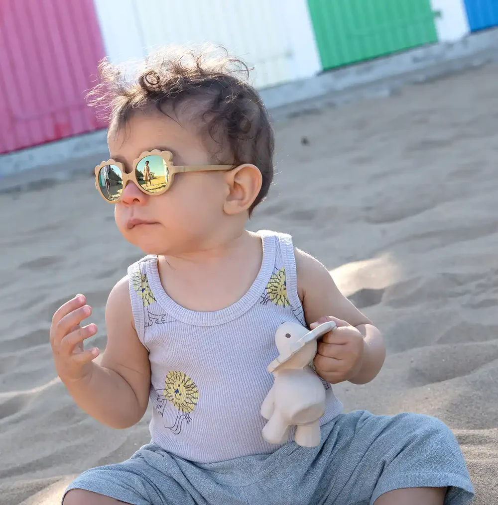 Kietla Lion päikeseprillid – purunematu raamiga beebiprillid