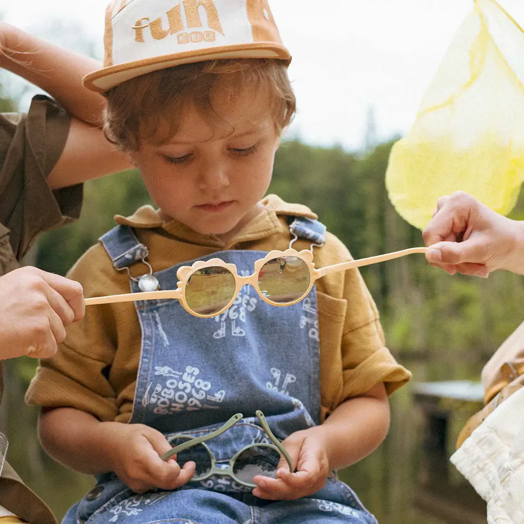 Kietla Lion päikeseprillid – purunematu raamiga beebiprillid