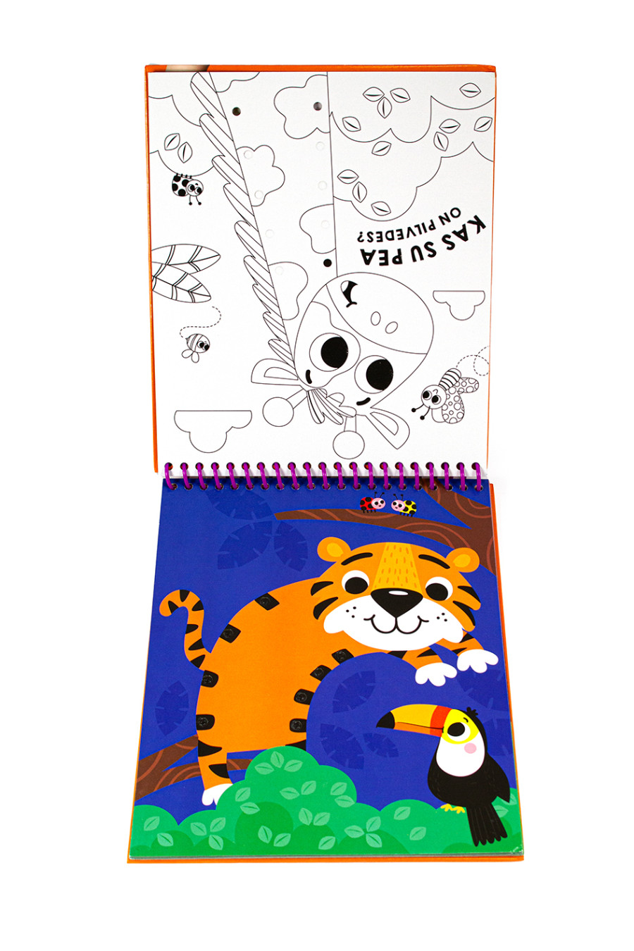 Laste nöörimismäng ja kunstiraamat Lõbusad paelad – Loomad