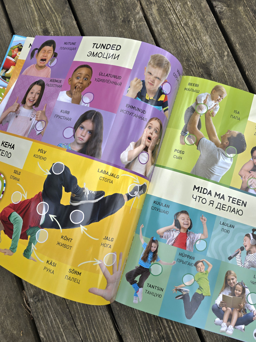 Kakskeelne heliraamat lastele – Nutikas sõnastik eesti-vene