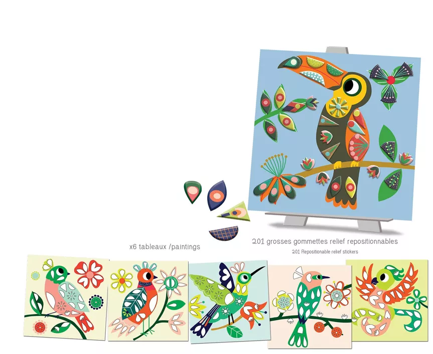 Créa Lign’ kleepsukomplekt laste peenmotoorika arendamiseks