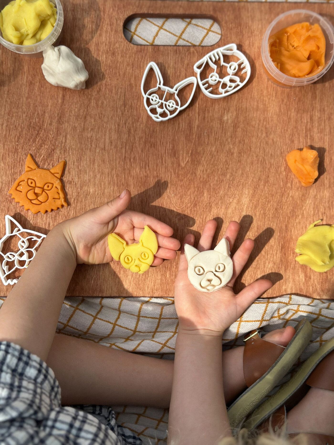 MICI looduslikud ja ohutud plastiliinivormid ning piparkoogivormid kassid