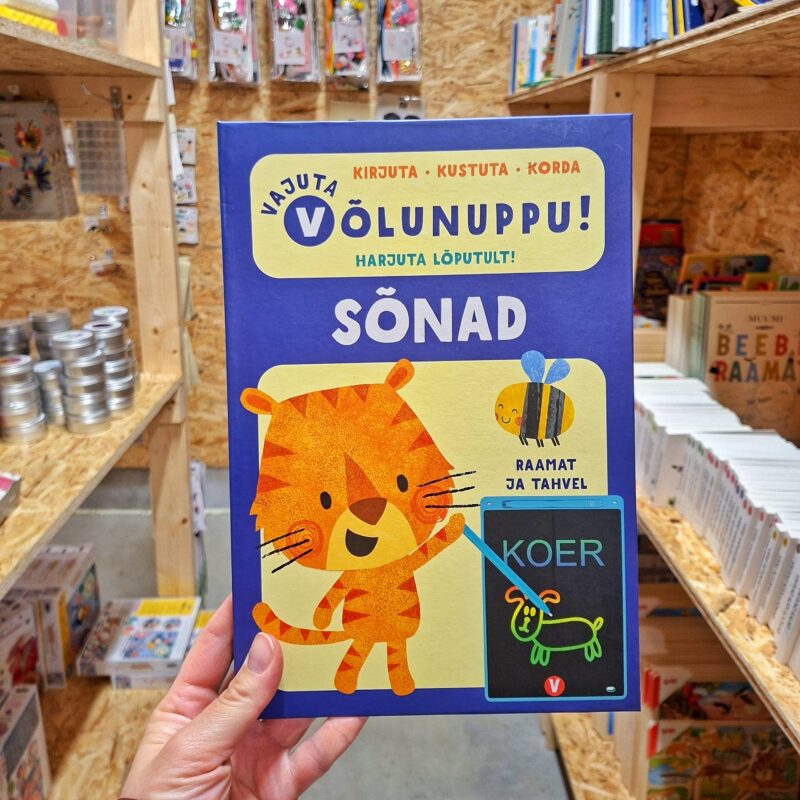 Interaktiivse tahvliga tegelusraamat "Vajuta võlunuppu! Sõnad"