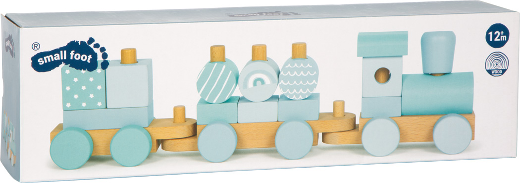 puidust rongikomplekt ja ladumismäng beebile ja väikelapsele