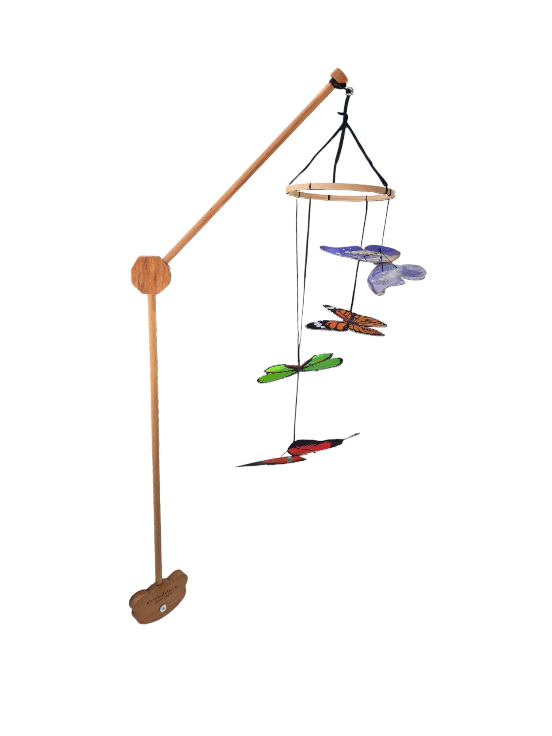 Puidust Montessori voodikarusselli hoidja reguleeritava nurgaga