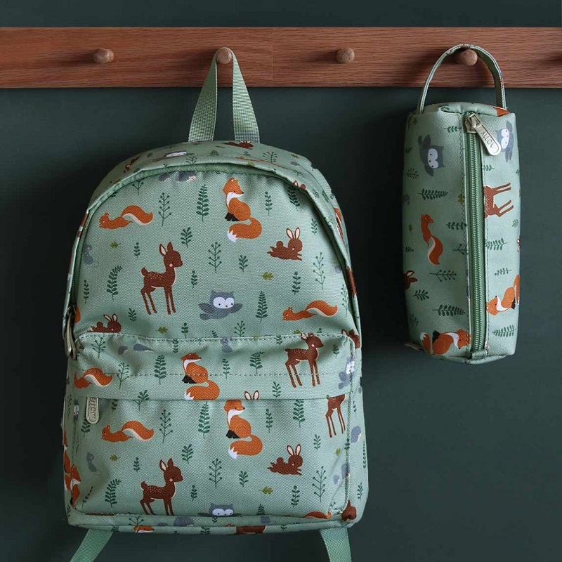 A Little Lovely Company Ergonoomiline ja stiilne laste seljakott reguleeritevate rihmade ja tugevdatud seljaosaga