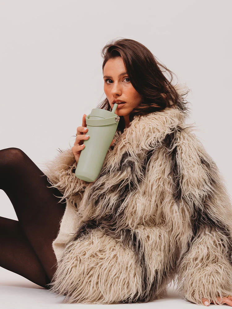 EQUA roostevabast terasest termospudel Carry Cup kõrrega ja puhastusharjaga