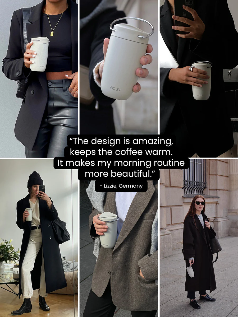 EQUA termoskruus keraamilise sisuga 300 ml
Stiilne lekkekindel termostass hommikukohviks EQUA termoskruus keraamilise sisuga 300 ml Stiilne lekkekindel termostass hommikukohviks