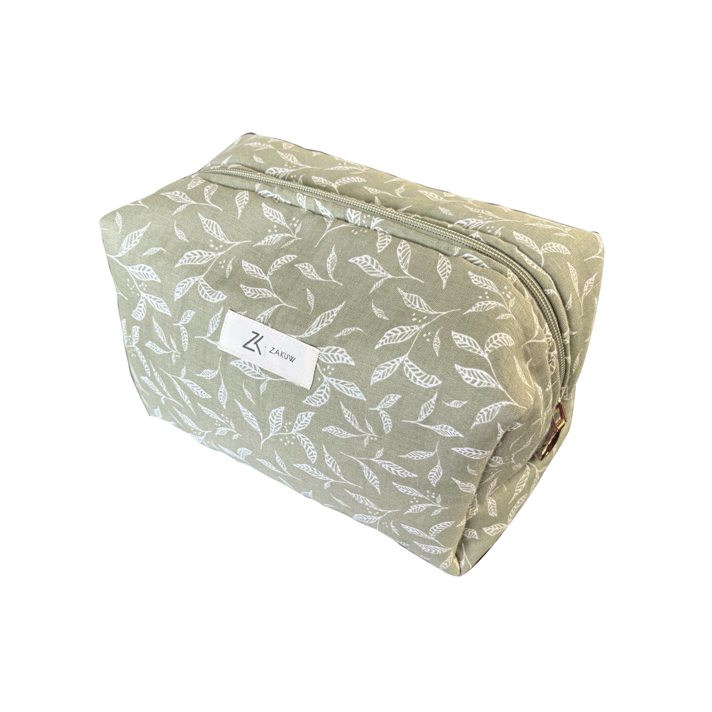 Zakuw topelt musliinist mahukas kosmeetikakott reisile katsikukingituseks või mahukas kott beebitarvete hoiustamiseks