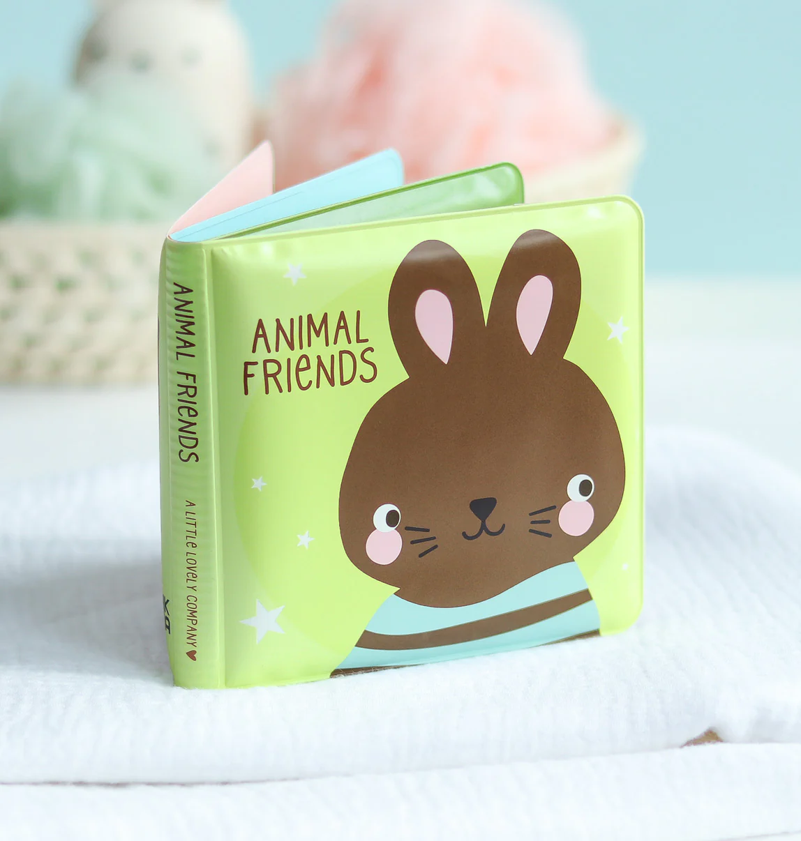 A Little Lovely Company pehme ja veega värvuv vanniraamat lastele