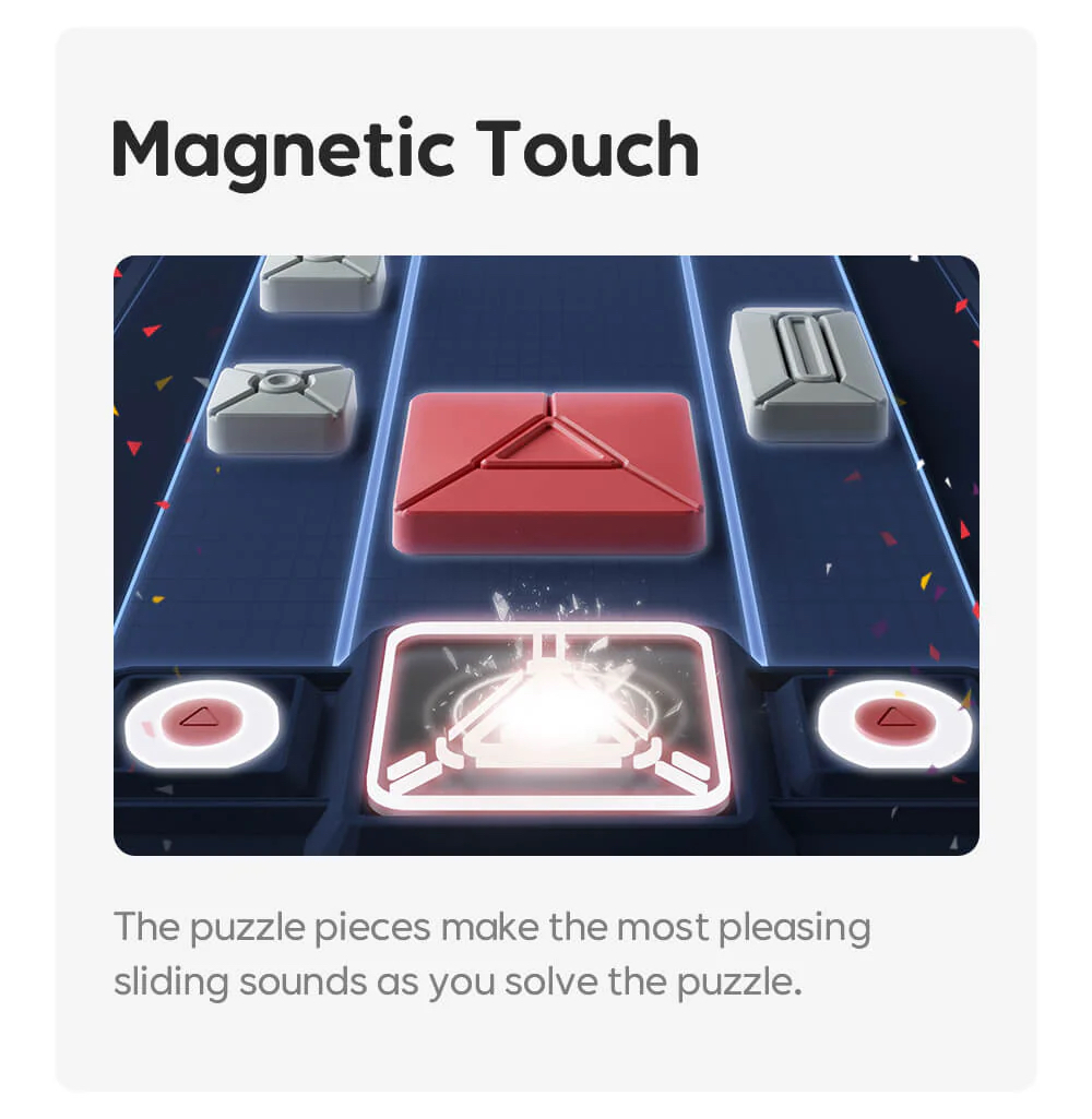 nutikas magnetiline puslemäng lastele ja täiskasvanutele GiiKER ajutreeningu mängukonsool 500+ taset loogikamõistatustega interaktiivne LED ekraaniga puslemäng