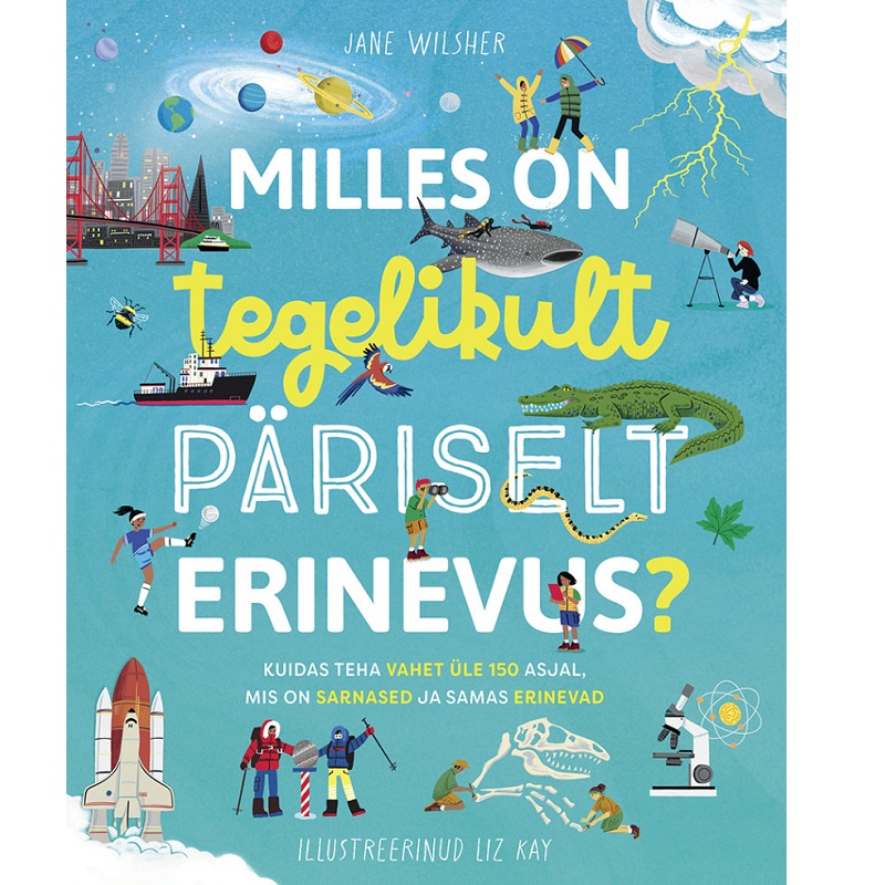 raamat erinevustest lastele laste teadusraamat piltidega