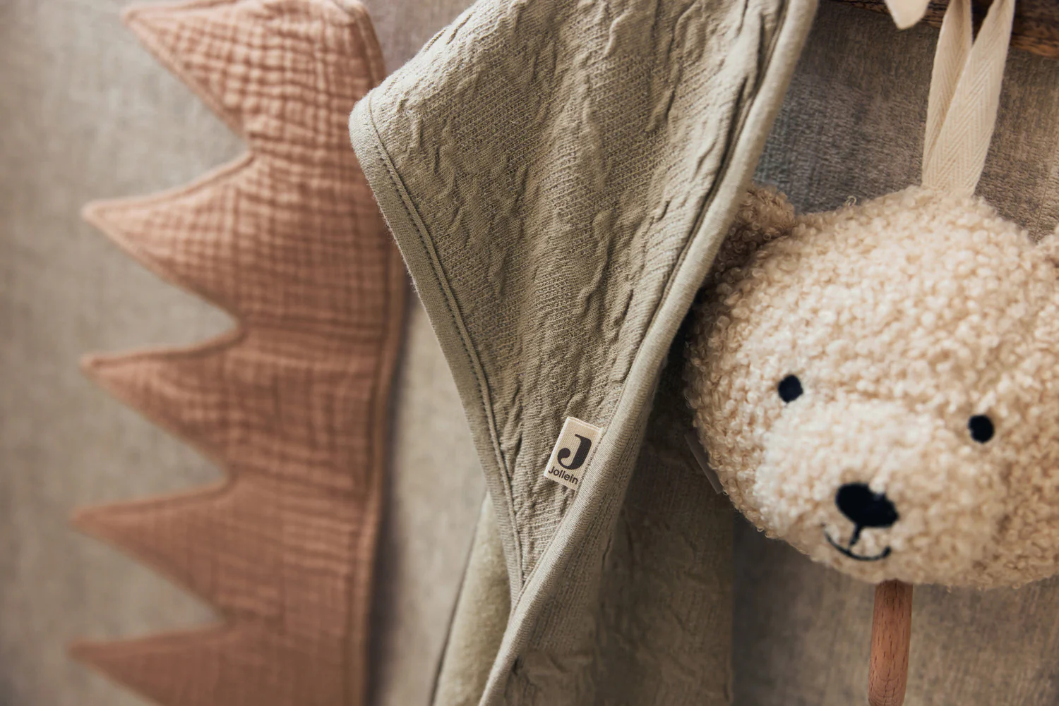 Jollein pehme vannirätik OEKO-TEX kangast