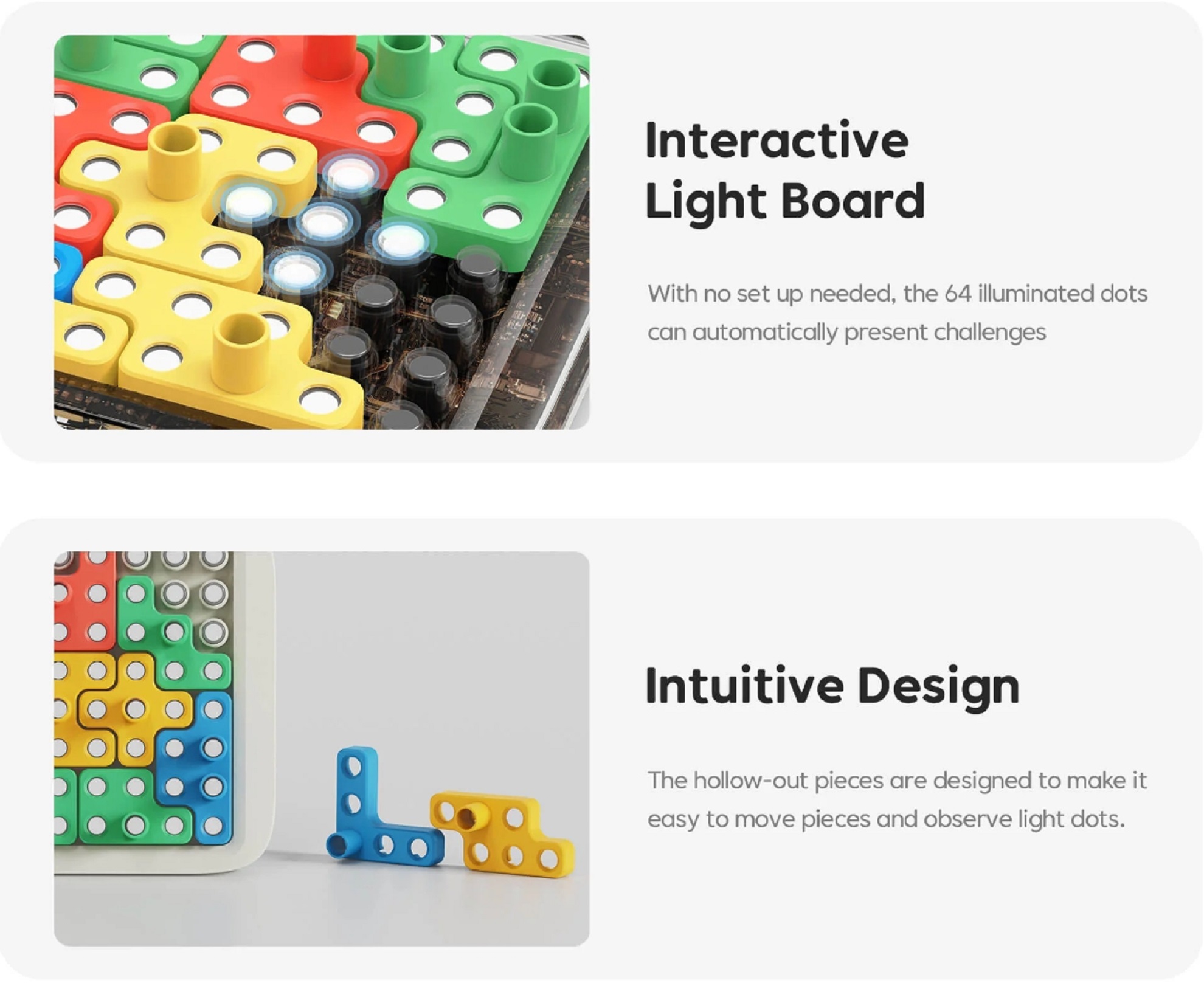 Nutikas ja ekraanivaba Interaktiivne mängukonsool GiiKer "Super Blocks" - 1000+ väljakutset, suurepärane tegevus reisile, autosõiduks