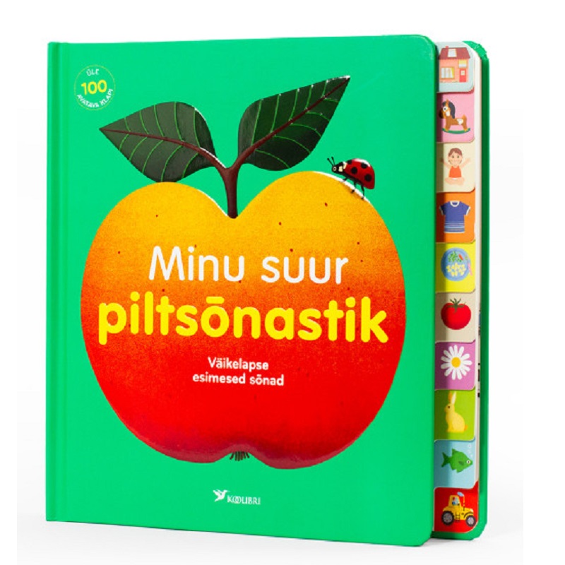 Klappidega pappraamat uute sõnade õppimiseks