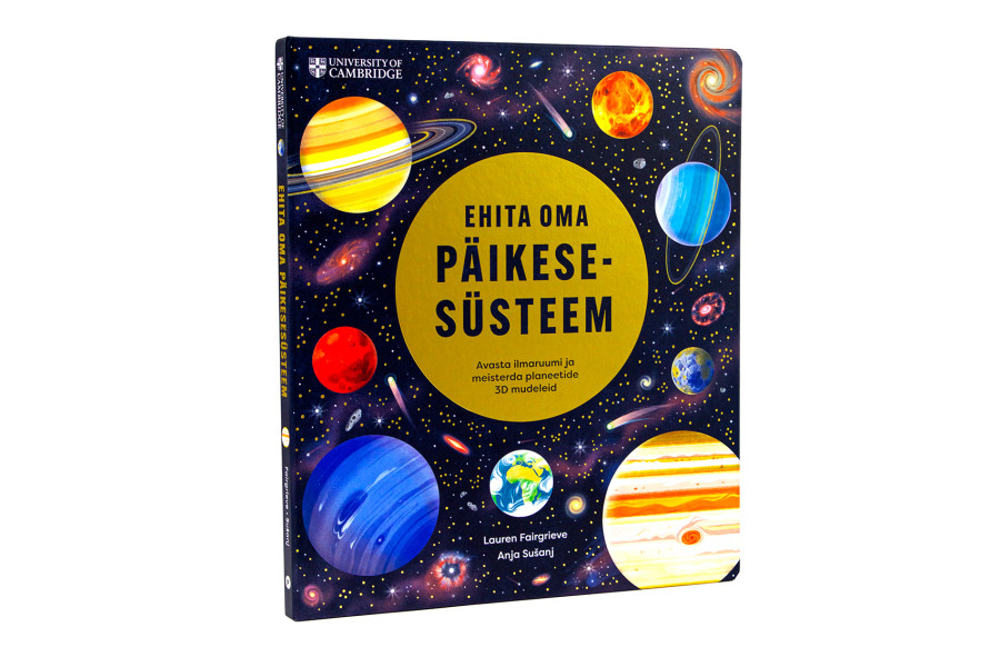 Raamat „Ehita oma päikesesüsteem“ – 3D planeetide meisterdamine ja kosmose õppimine