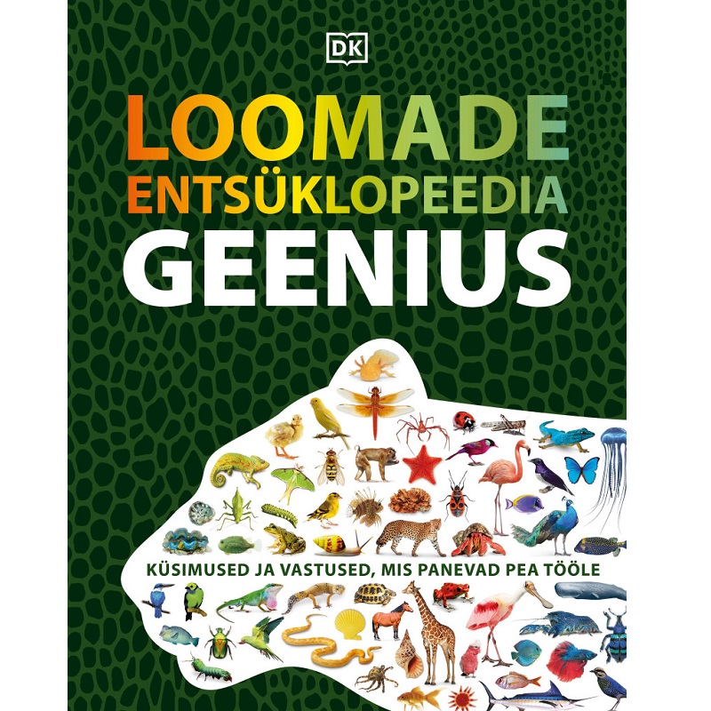 Raamat „Loomade entsüklopeedia“ kõvade kaantega Illustratsiooniderohke entsüklopeedia loomariigist