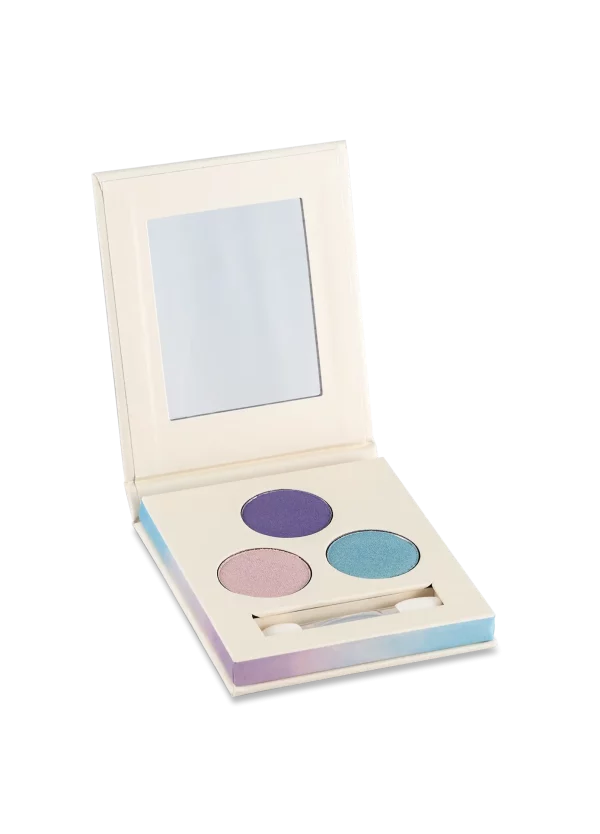 Looduslik meigikomplekt koos lauvärvi ja huuleläikega Namaki meigikott virsikulõhnalise huuleläike ja pärlmutripaleti komplekt