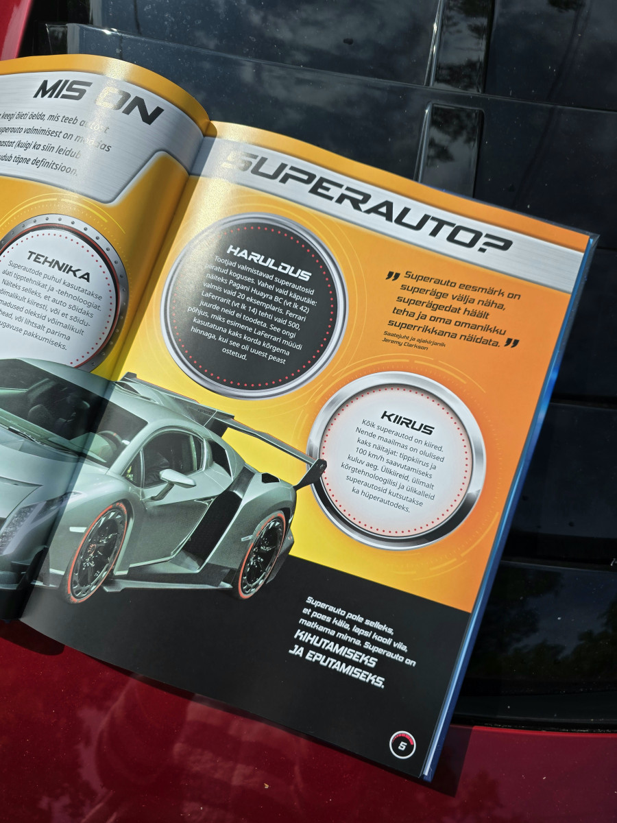 Raamat „Superautod“ – realistlik teejuht maailma kiireimate autode juurde