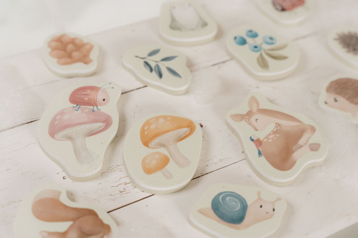 Little Dutch vannikujundid „Metsaelu“ 16 tk hoiukotiga