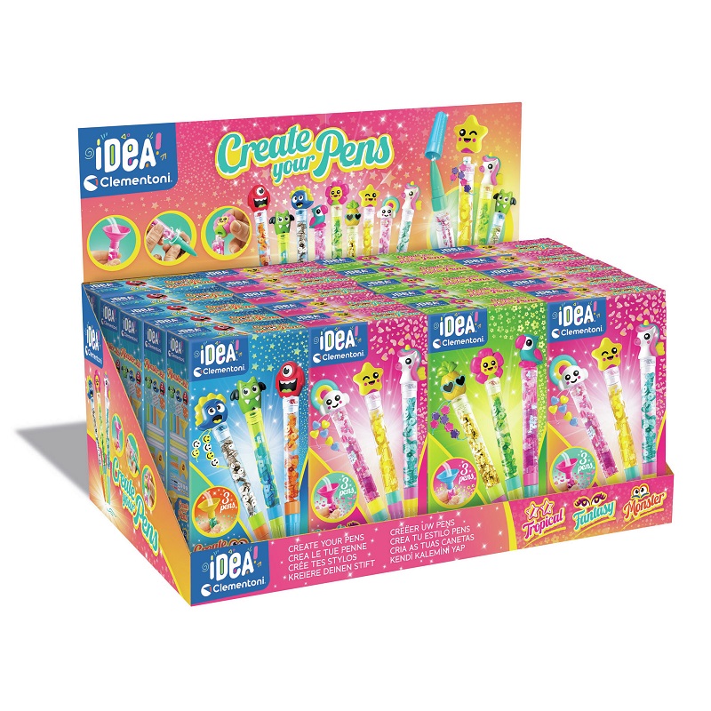 Maagiliste tintelpenide meisterdamiskomplekt lastele (3 tk)