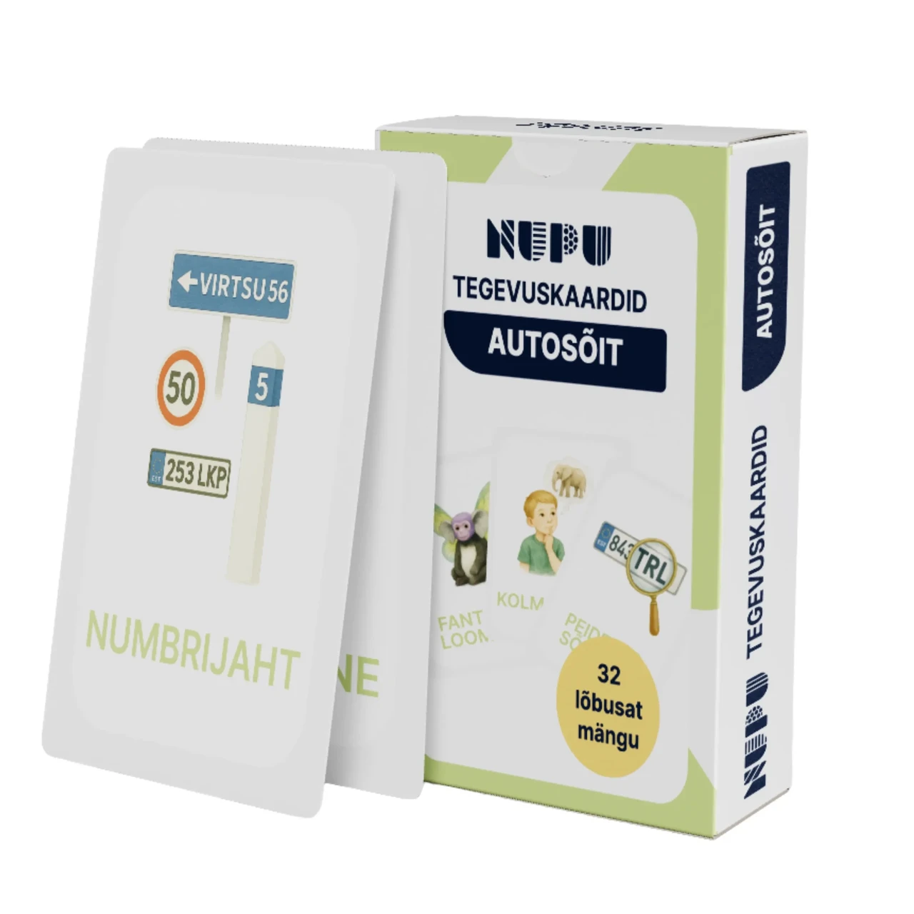 Tegevuskaardid autosõitudeks lastele ja peredele Mängukaardid autos – loovus, tähelepanu ja mälu