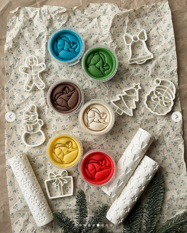 Looduslik ja ohutu MICI plastiliinivorm ja piparkoogivorm