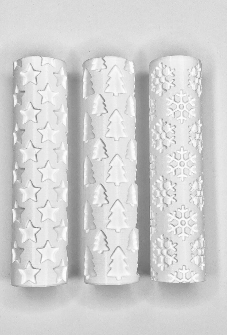 MĪCI mustrirull ja voolimisrull plastiliinia, küpsiste, piparkookide või kineetilise liivaga kasutamiseks