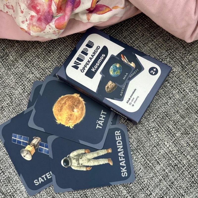Realistlikud NUPU õppekaardid ja Kosmosekaardid lastele – planeedid ja universum