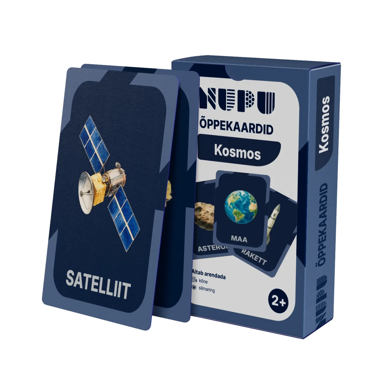 Realistlikud NUPU õppekaardid ja Kosmosekaardid lastele – planeedid ja universum