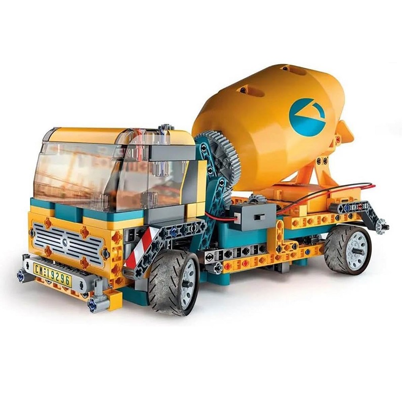 Clementoni 20in1 konstruktor – betooniseguri STEM komplekt Motoriseeritud ehitusmasinate konstruktor lastele