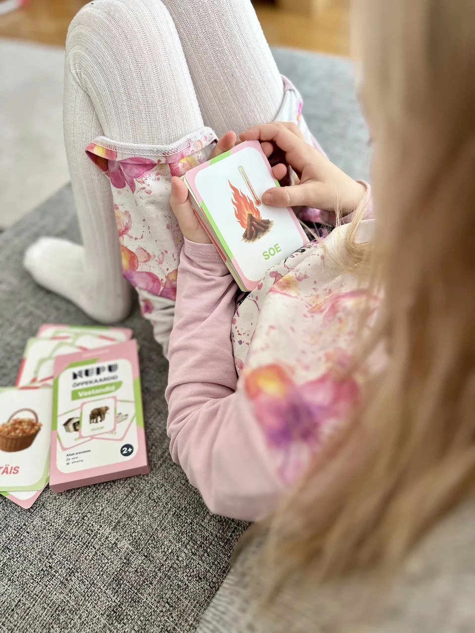 Vastandite õppekaardid lastele – realistlikud pildid Montessori sõnavara kaardid vastandite õppimiseks