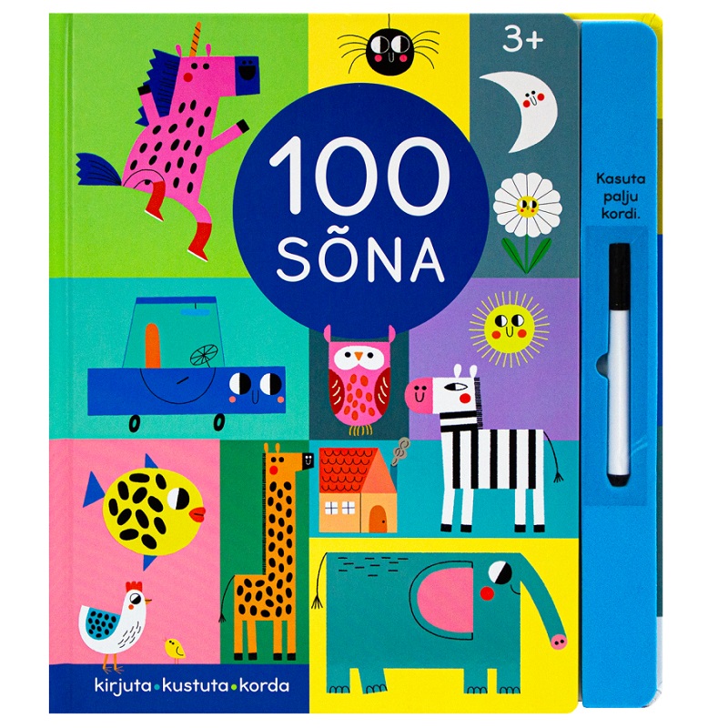 Korduvkasutatav laste harjutusraamat „100 sõna“