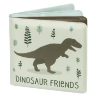 veekindel ja pehme A Little Lovely Company dinosauruse vanniraamat
