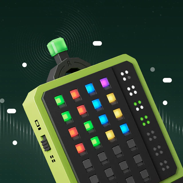 Super Decoder GiiKer De-Coder koodimurdmise mängukonsool lastele Taskusuurune loogikamäng – 4-värvilise koodi murdmine 7 käiguga