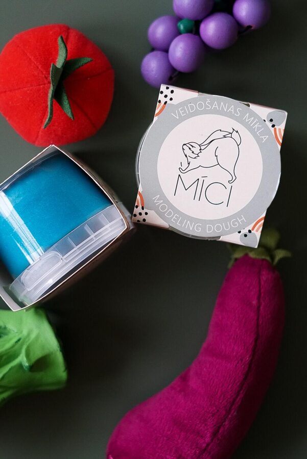 MĪCI ohutu, looduslik ja naturaalne plastiliin 120 g