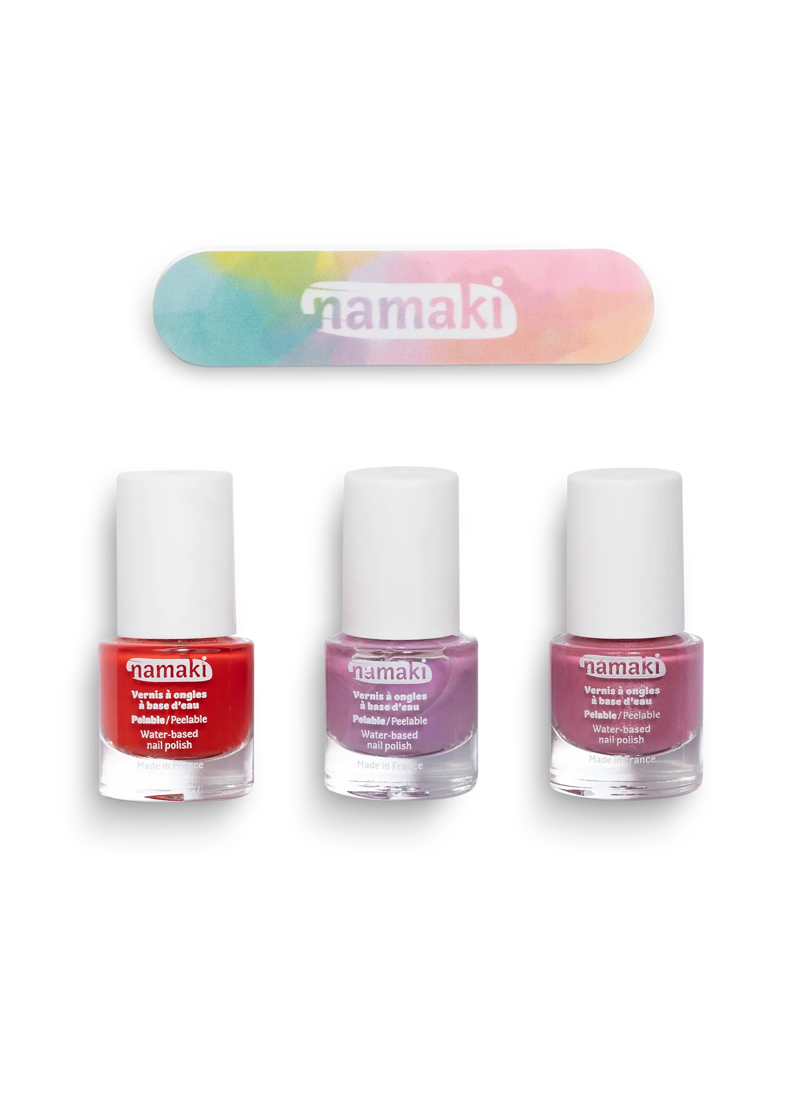 Namaki vegan küünelakid ja küüneviil lastele Veepõhine ja kooritav laste küünelakk