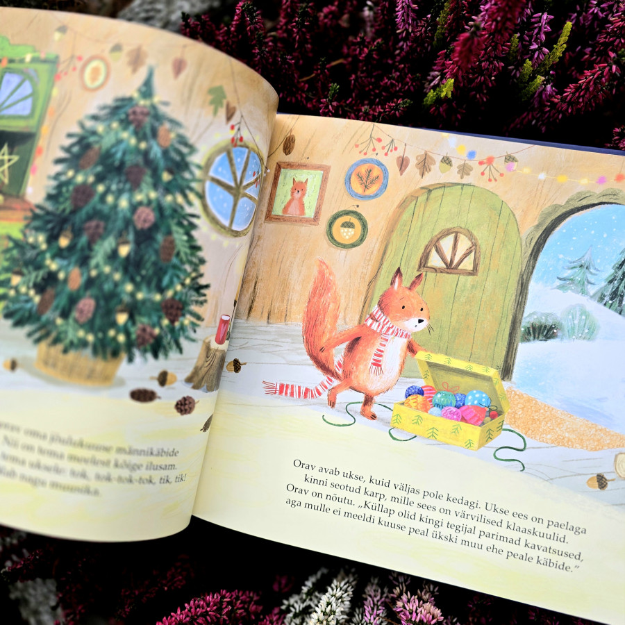 Laste jõuluraamat „Nelja sõbra jõulupuu“ – talvine lugu sõprusest