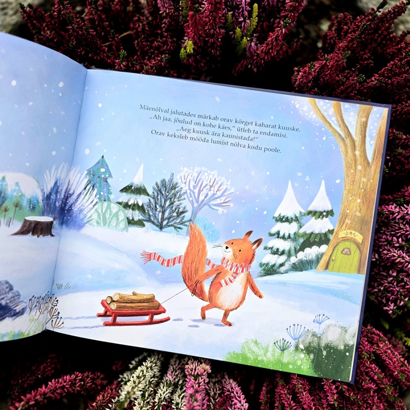 Laste jõuluraamat „Nelja sõbra jõulupuu“ – talvine lugu sõprusest