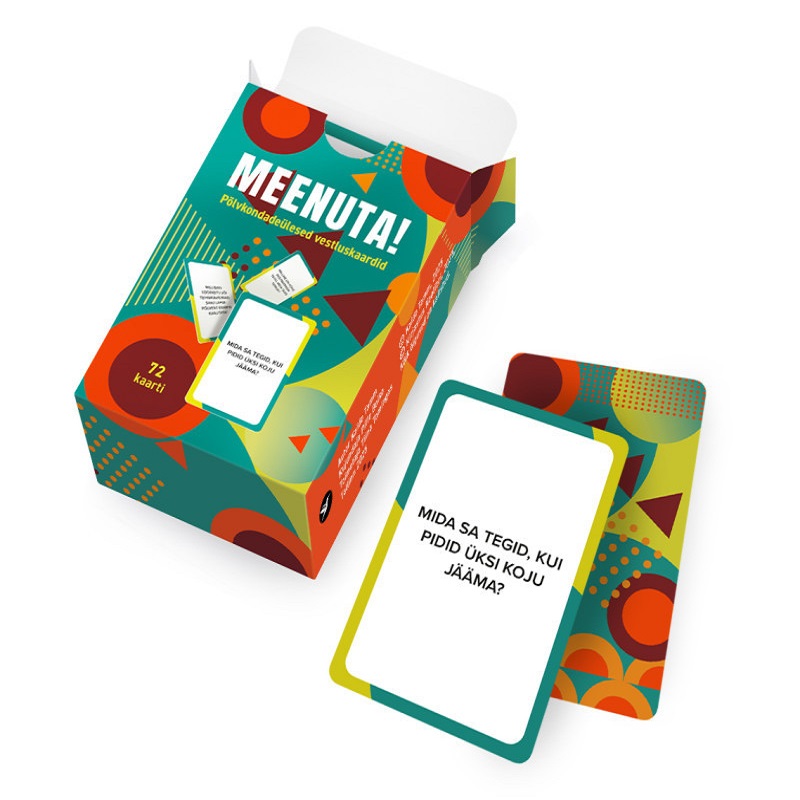 Meenuta põlvkondadeülesed vestluskaardid – Kaido Tamm kingiidee vanavanematele ja vanematele Vestluskaardid pere lugude talletamiseks