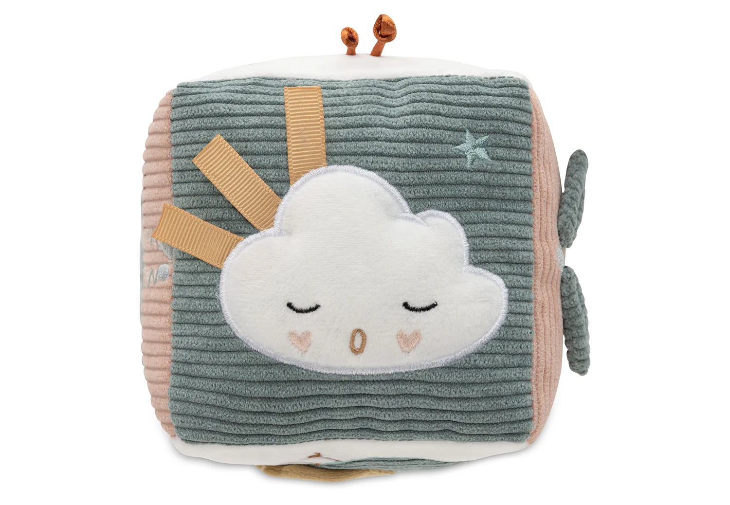 Jollein Riputatav aktiivsuskuubik ja beebimänguasi Aktiivsuskuubik