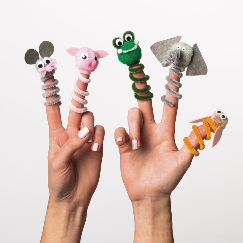 DIY meisterduskomplekt loomad – ca 100-osaline loovkomplekt lastele