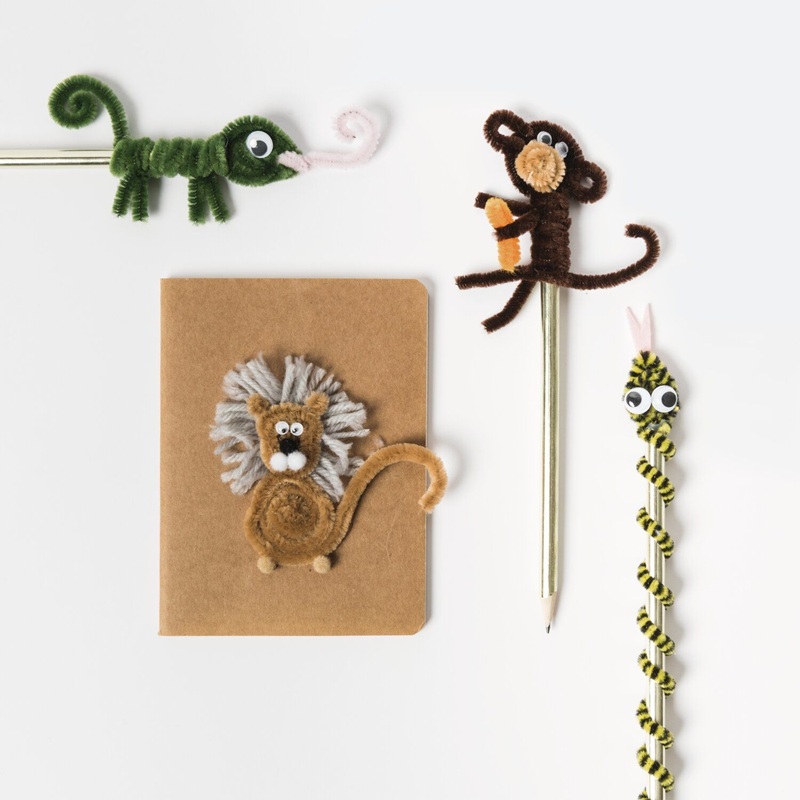 DIY meisterduskomplekt loomad – ca 100-osaline loovkomplekt lastele