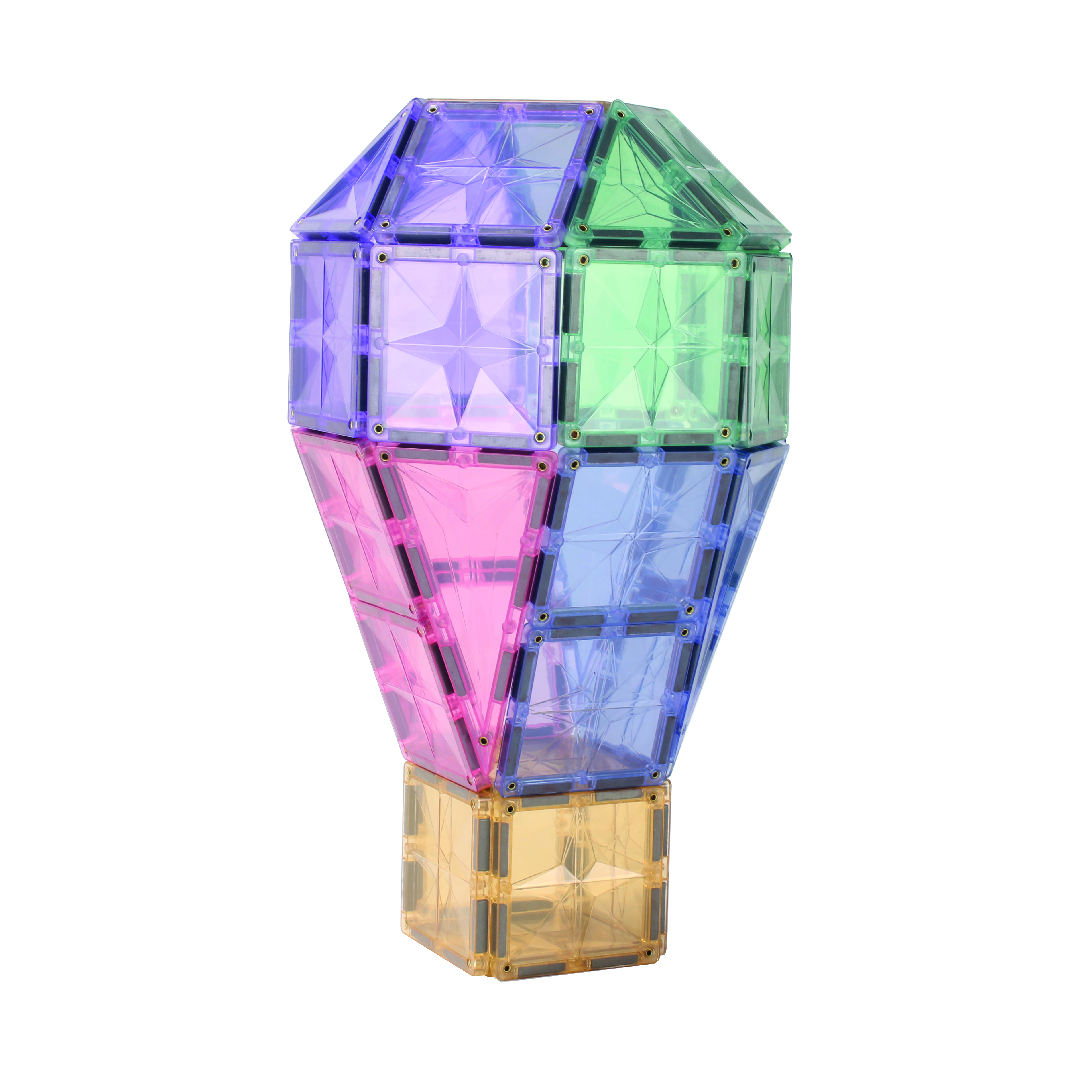 Cleverclixx magnetklotsid 125 tk pastelne suur stardikomplekt